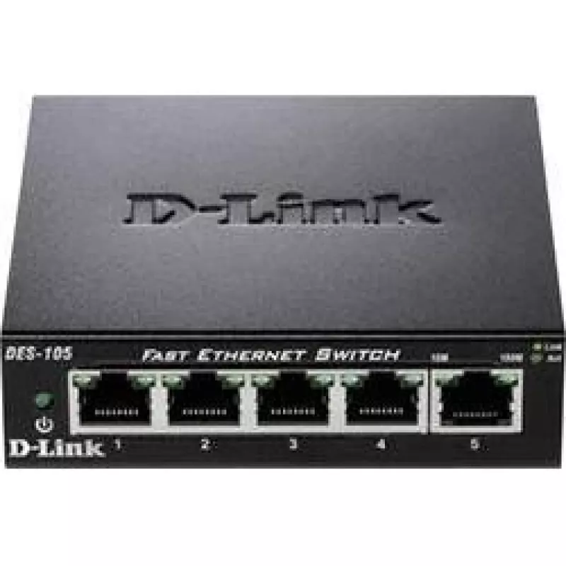 D-Link DES-105 Unmanaged L2 negru
