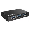Hub USB D-Link DUB-1340 negru