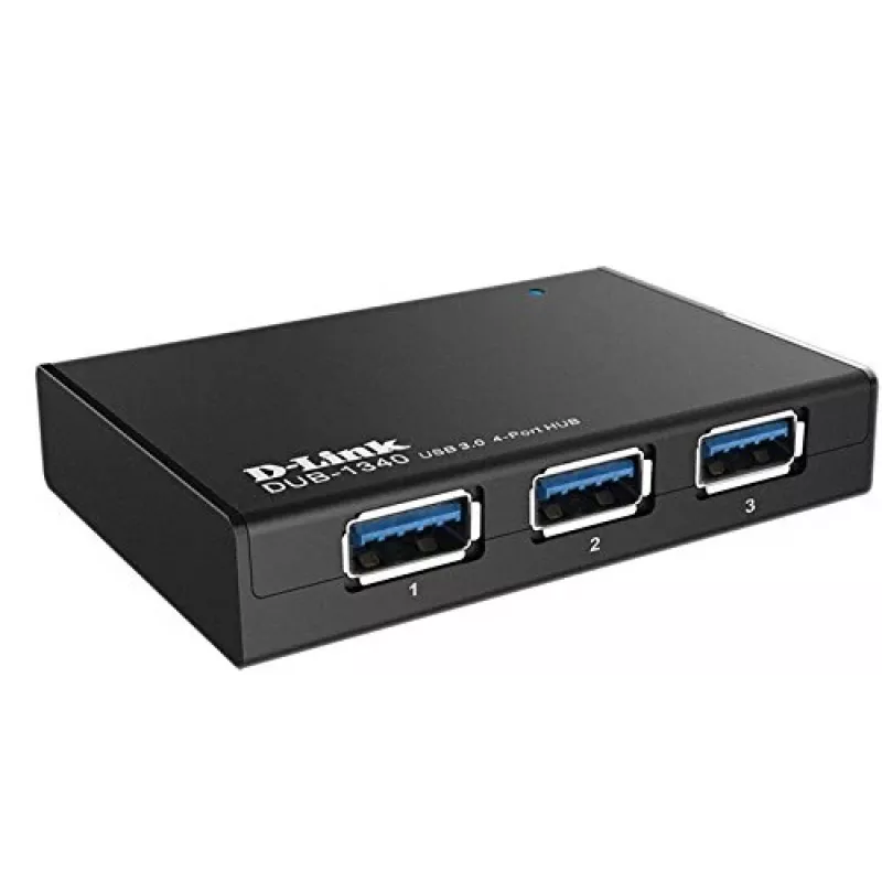 Hub USB D-Link DUB-1340 negru