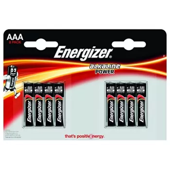 Baterii alcaline AAA Energizer E92 — blister de 8