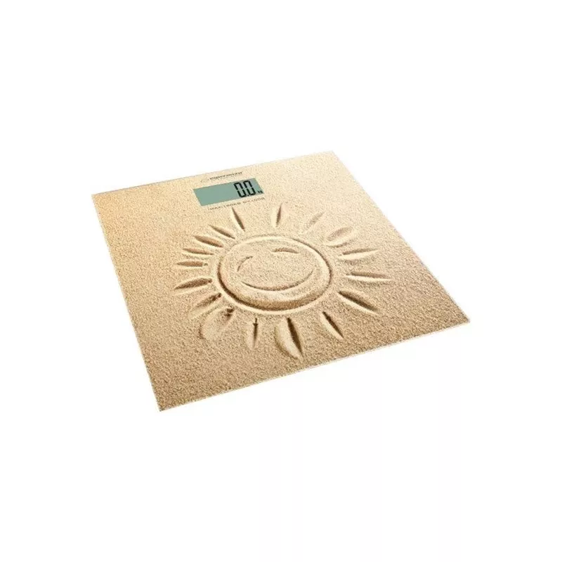 Cântar personal Esperanza EBS006, electronic, pătrat, bej