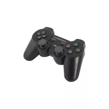 Controller gaming Esperanza EGG109K negru Bluetooth joystick analogic PlayStation 3