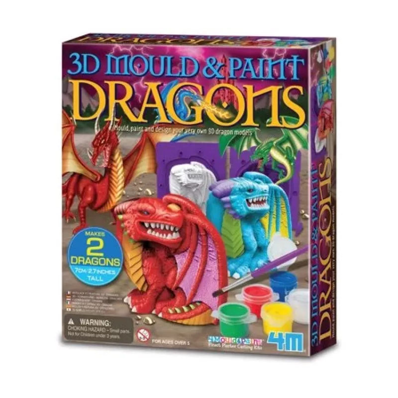 Set creativ Mould & Paint – Dragon