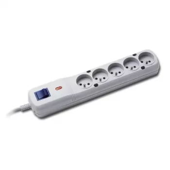Protecție la supratensiune Lestar LV-530W, 5 m, gri
