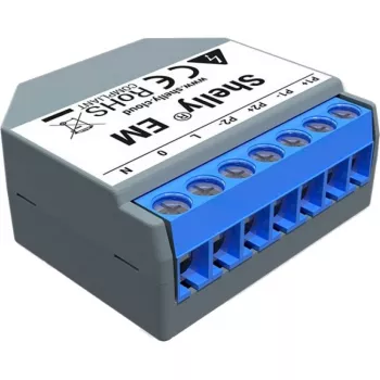 Contor inteligent de energie și releu de comandă contactor cu Wi-Fi | Automatizare casă | Compatibil cu Alexa și Google Home | Aplicație iOS Android | Nu