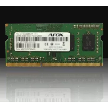 AFOX AFSD38BK1P - 8 GB - 1 x 8 GB - DDR3 - 1600 MHz - 204 pini SO-DIMM
