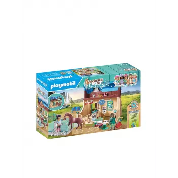 Set de joacă Playmobil Horses of Waterfall 71352 Terapie prin echitație și cabinet veterinar, 5-12 ani, multicolor