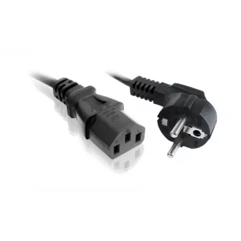 Cablu de alimentare SAVIO CL-146 — 3 m, IEC C13 la IEC Type E, negru