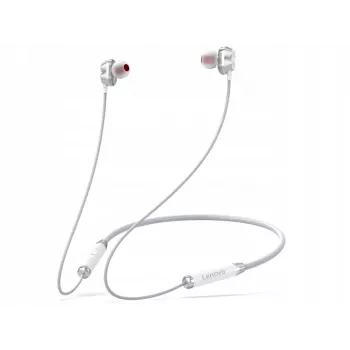 Căști wireless Lenovo HE08 albe BT