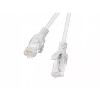 Cablu de rețea LANBERG Cat5e RJ-45 la RJ-45 0,25 m alb (PCU5-20CC-0025-S)