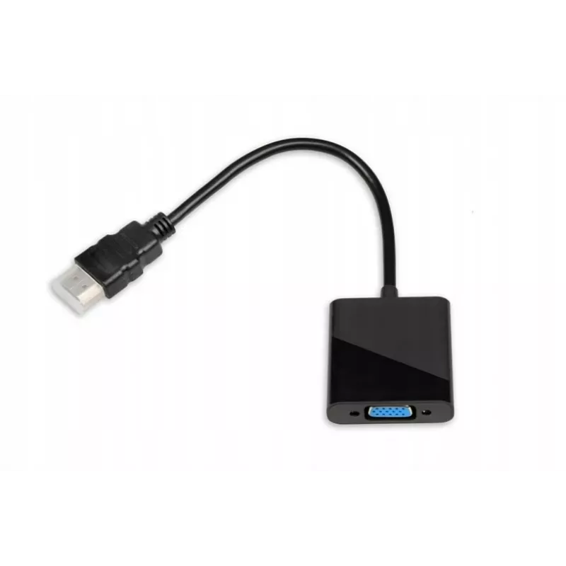 Adaptor iBox IAHV01 HDMI la VGA, negru