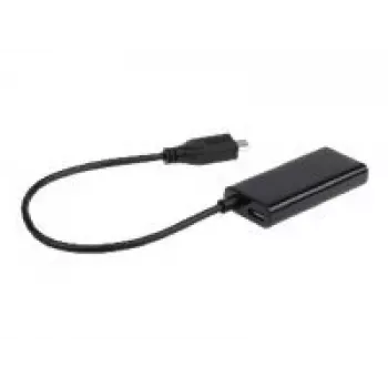 Adaptor MHL(M)->HDMI(F)+USB Micro(BF)(5 PIN) 16cm