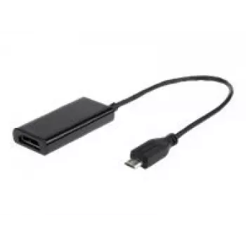 Adaptor MHL(M)->HDMI(F)+ USB MICRO(BF)(11 PIN) 16 cm