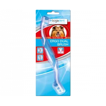 BOGAR Bogadent Ergo Dual Brush Mini double-sided dog toothbrush, 1 pc