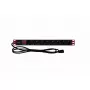 Prelungitor rack TECHLY 365733 1U — 8× prize Schuko, cablu 2 m