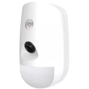 Senzor de mișcare PIR wireless Hikvision DS-PDPC12P-EG2-WE(B) Tri-X cu cameră