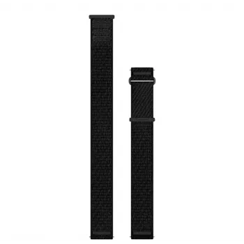 Curea de ceas din nailon Garmin Quick Release 22 mm negru/gri ardezie (010-14400-08)