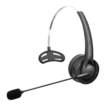 Cască mono Bluetooth 6.0 LogiLink BT0075 cu microfon flexibil, negru