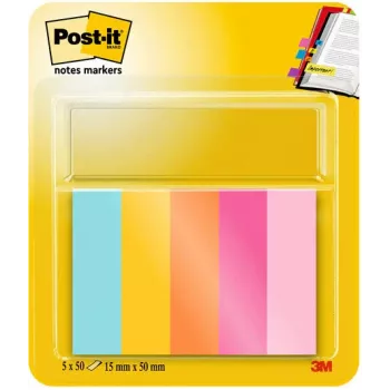 Marcator de pagină 3M 670-5-BEA asortat 5x100 file/pachet
