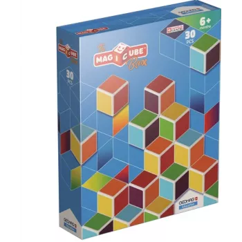Set de construcție magnetic Geomag MagiCube GM120, 30 piese, multicolor, pătrat, unisex, copii 1,5+
