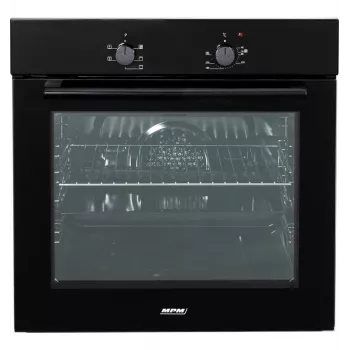 Cuptor electric încorporabil MPM MPM-63-BO-12T, 65L, negru/oțel inoxidabil