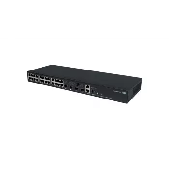 HPE OfficeConnect 2150 24G 4P Switch - 24 porturi Gigabit PoE+ cu 4 uplink-uri SFP+