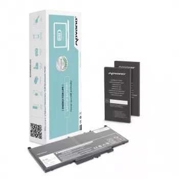 Baterie MOVANO J60J5 GG4FM MC34Y pentru Dell E7270 E7470 - 7200 mAh (55 Wh)