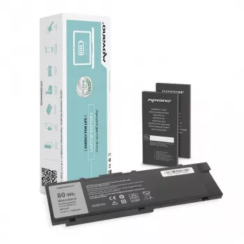 Baterie MOVANO MFKVP pentru Dell Precision 15 7510 17 7710 - 7000 mAh (80 Wh)