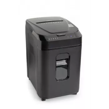 Distrugător de documente WALLNER AF160 C4 Cross-Cut, alimentare automată 160 coli, securitate P-4, coș 30 L