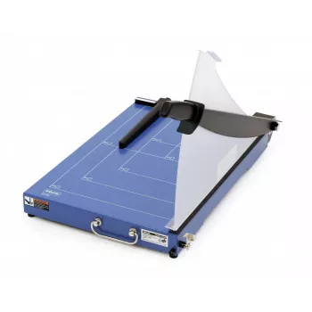 Ghilotină WALLNER GA 448 pentru tăiat hârtie, A4, 15 coli, gri/negru