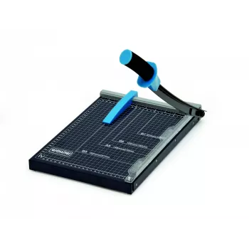 Ghilotină WALLNER GB 320 - lungime de tăiere 320 mm, lamă din oțel cu carbon, fixare manuală