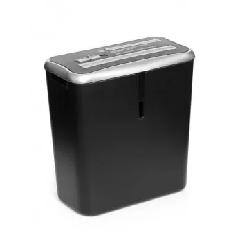 Distrugător de documente WALLNER XD805 CD Cross-Cut, 8 coli, 15L, negru