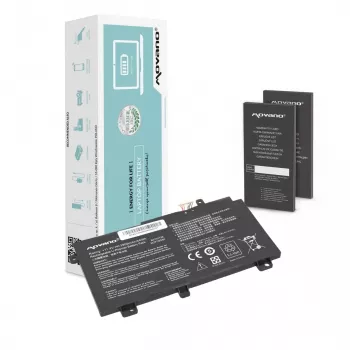 Acumulator MOVANO B31N1726 pentru Asus FX504 FX505 FX80G - 3900 mAh (44 Wh)