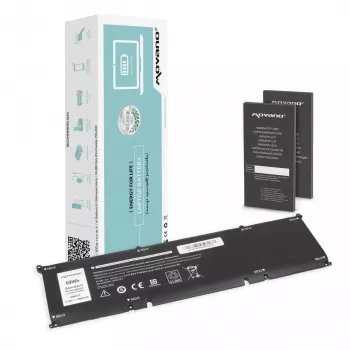 Baterie MOVANO 69KF2 pentru Dell Alienware M17 M15 R3 R4 Precision 5550 XPS 9500 9510 - 6000 mAh (69 Wh)
