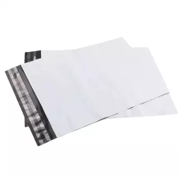 Plicuri de expediere cu bule căptușite PollyMailers K6 BSTECH, 50 buc., alb