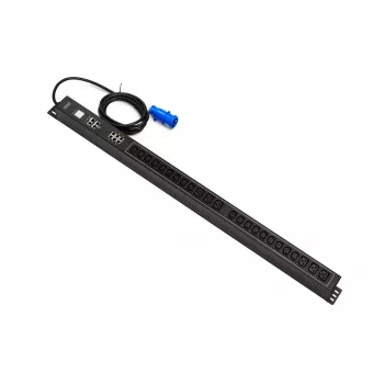 PDU inteligent APC 0U, ștecher IEC 60309 16A/250V, 18 prize C13 10A/250V, 6 prize C19 16A/250V, 16A