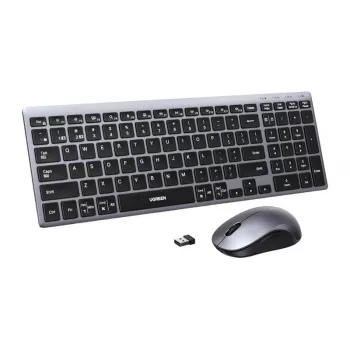 Set tastatură și mouse wireless UGREEN MK552 - negru