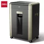 Distrugător de documente Deli ET099 cross-cut, 10 coli, 15L, securitate P-4
