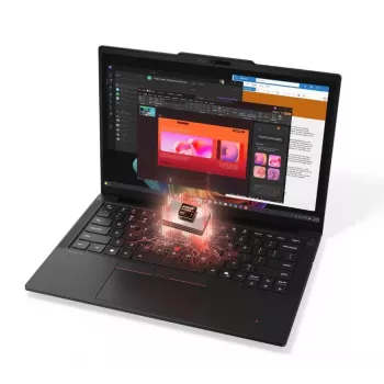 Laptop Lenovo ThinkPad T14 Gen 7, AMD Ryzen AI 5 PRO 440, 14 inch WUXGA, 32 GB RAM, 512 GB SSD, Windows 11 Pro, negru