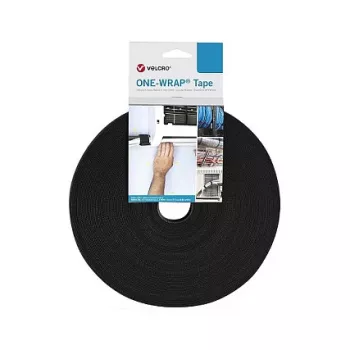 VELCRO One Wrap bandă 25 m 20 mm negru VEL-OW64141
