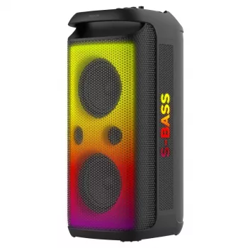 SENCOR Partycon CORE Power 140W Boxă Bluetooth portabilă cu TWS, IPX4, RGB LED, Karaoke, Negru