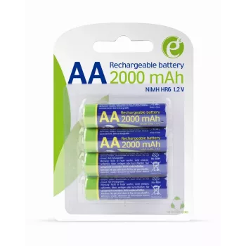 Acumulatori reîncărcabili GEMBIRD EnerGenie AA 2000 mAh 4 bucăți blister