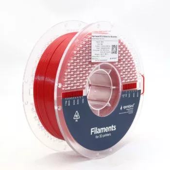Filament GEMBIRD PETG High Speed, 1,75 mm, 1 kg, roșu