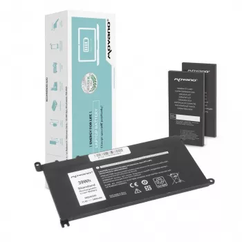 MITSU Baterie WDX0R P75F P62F P66F T2JX4 WDXOR pentru Dell - 3400 mAh (39 Wh)