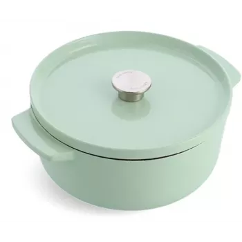 Vas de gătit din fontă emailată KitchenAid 26 cm 6,0 L, fistic