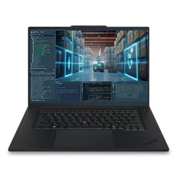 Stație de lucru mobilă Lenovo ThinkPad P1 Gen 9 21UE000LGE, 16 inch WUXGA IPS, Intel Core Ultra 7 356H, 32 GB LPDDR5x, 1 TB SSD, NVIDIA RTX PRO 1000 Blackwell 8 GB, Windows 11 Pro, tastatură germană