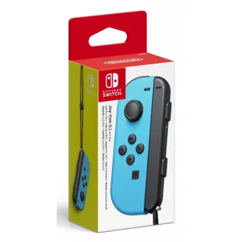 Controller wireless Nintendo Joy-Con (L) albastru neon pentru Switch