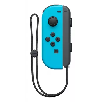Controller wireless Nintendo Joy-Con (L) albastru neon pentru Switch