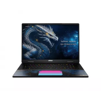 MSI Titan 18 HX Dragon Edition Draco Epic A2WJ-1218 (Intel Core Ultra 9 290HX Plus, 96 GB RAM, 4 TB SSD, RTX 5090, 18 inch UHD+ 240Hz, Windows 11 Home, negru)