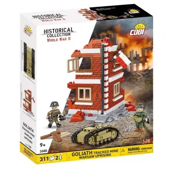 COBI Historical Collection mină pe șenile Goliath Revolta din Varșovia 1:28, 311 piese